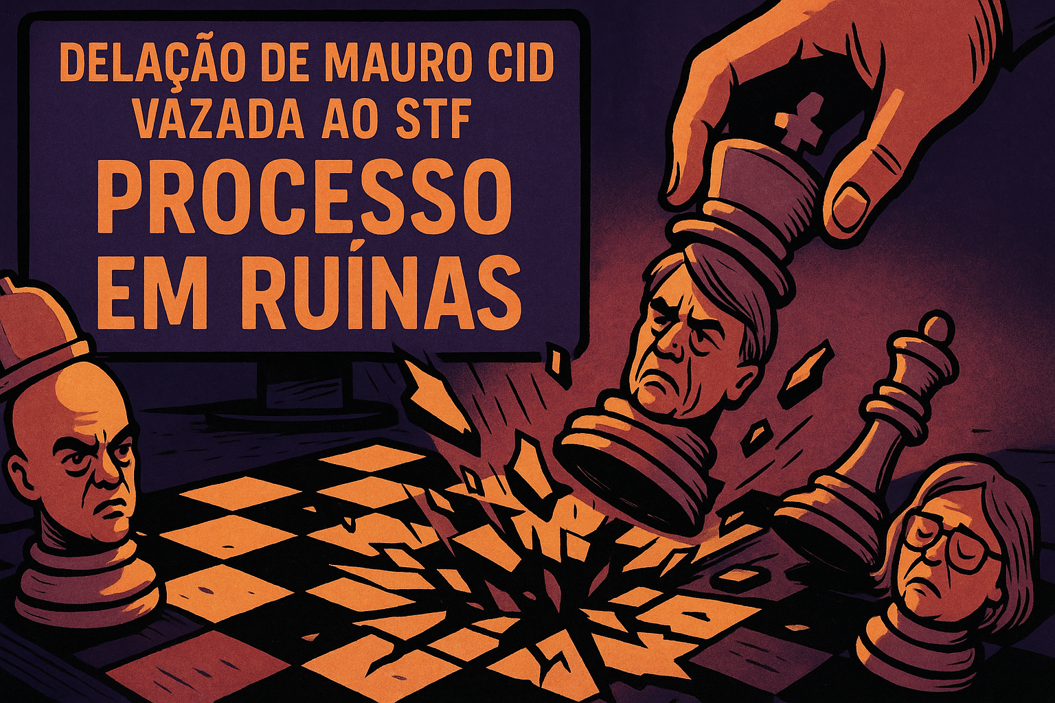 Delação de Mauro Cid vazada ao STF