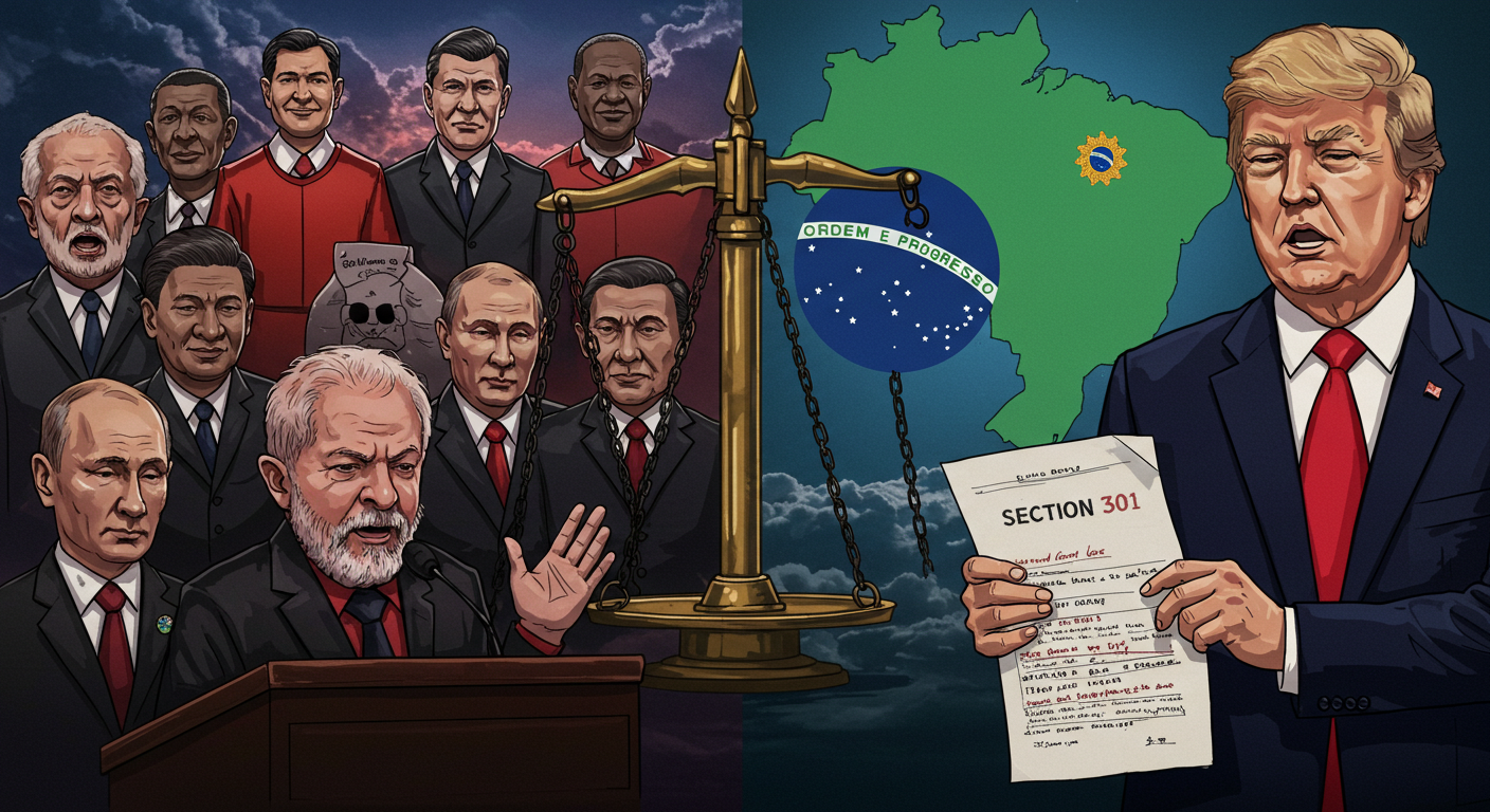 Tarifa de 50% dos EUA sobre exportações brasileiras revela isolamento diplomático e incoerência do governo Lula